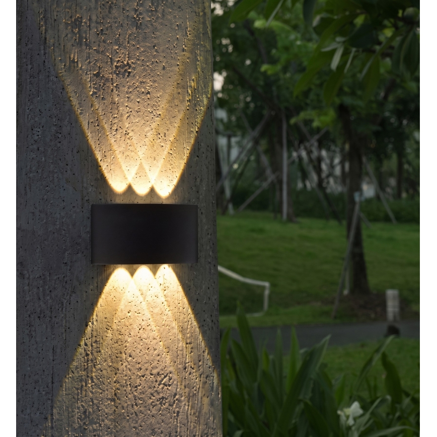 HÖFFTECH - LED kinkiet zewnętrzny UP&DOWN 6xLED/1W/230V IP65