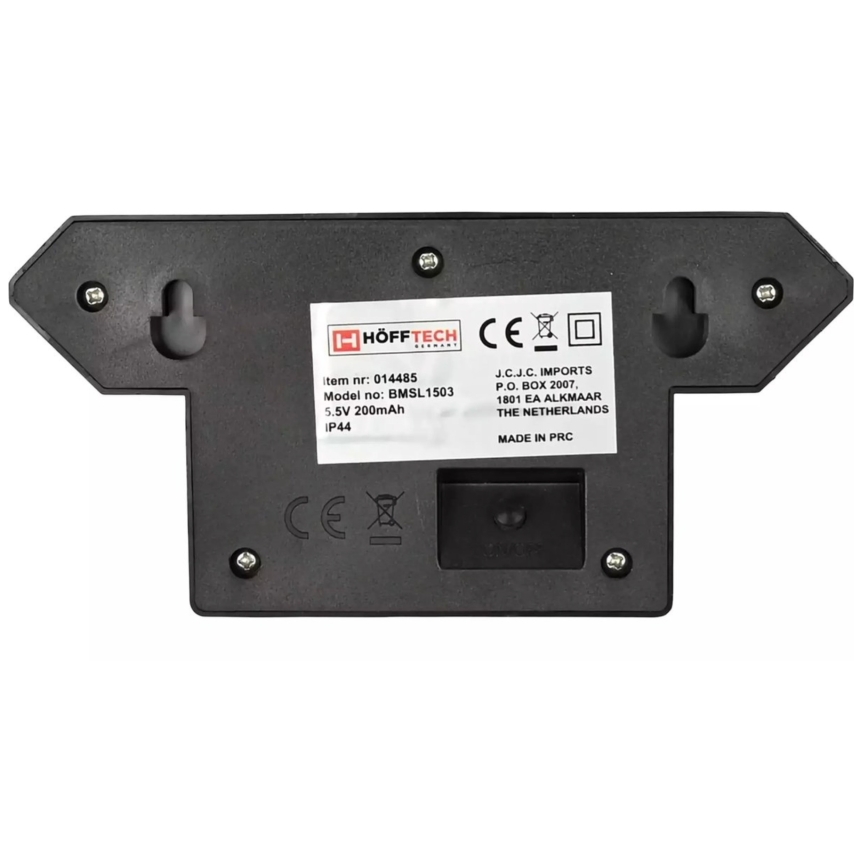 HÖFFTECH - Solarny kinkiet ścienny LED z czujnikiem ruchu i zmierzchu LED/5,5V 200 mAh IP44