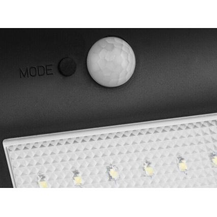 HÖFFTECH - Solarna lampa ścienna LED z czujnikiem ruchu i zmierzchu LED/3,7V 2200 mAh IP44