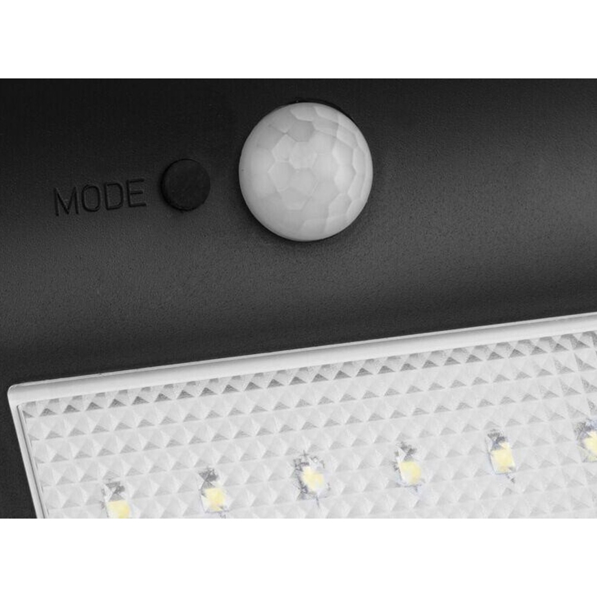 HÖFFTECH - Solarna lampa ścienna LED z czujnikiem ruchu i zmierzchu LED/3,7V 2200 mAh IP44