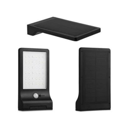 HÖFFTECH - Solarna lampa ścienna LED z czujnikiem ruchu i zmierzchu LED/3,7V 2200 mAh IP44