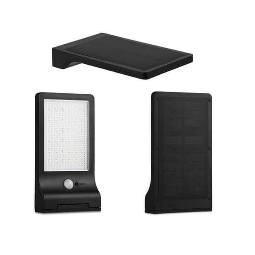 HÖFFTECH - Solarna lampa ścienna LED z czujnikiem ruchu i zmierzchu LED/3,7V 2200 mAh IP44