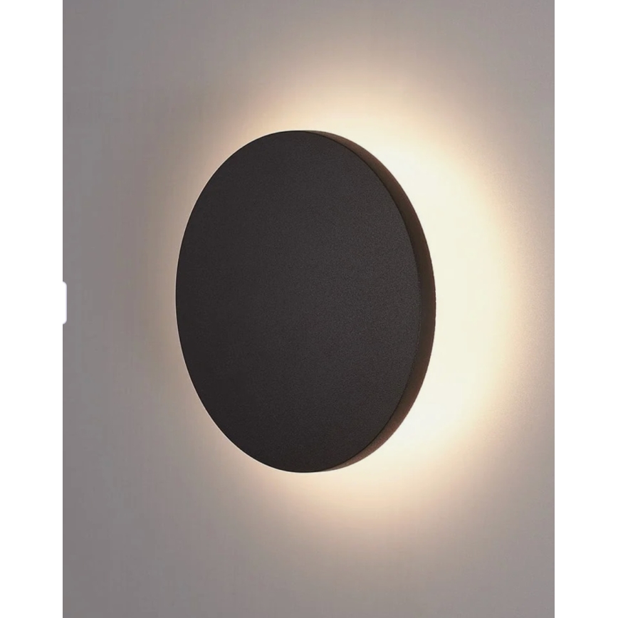 HÖFFTECH - LED zewnętrzny kinkiet LED/10W/230V okrągły IP65