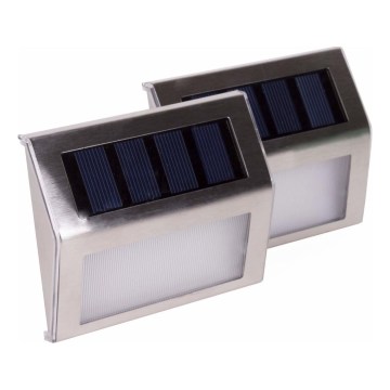 HÖFFTECH - ZESTAW 2x solarnych lamp ściennych LED 1,2V 400 mAh IP44