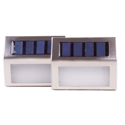 HÖFFTECH - ZESTAW 2x solarnych lamp ściennych LED 1,2V 400 mAh IP44