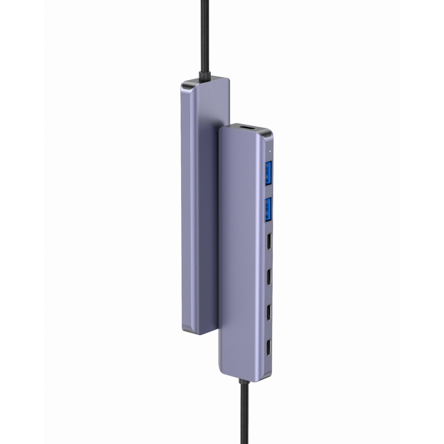 Hub USB-C 7w1 z obsługą Power Delivery 100 W