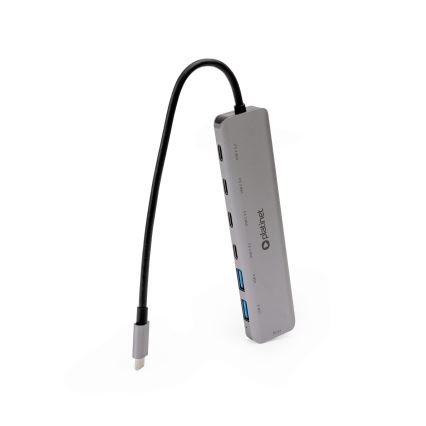 Hub USB-C 7w1 z obsługą Power Delivery 100 W
