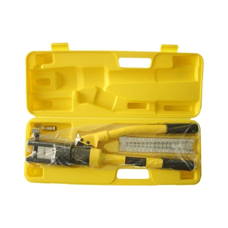 Hydrauliczne szczypce zaciskowe do końcówek kablowych