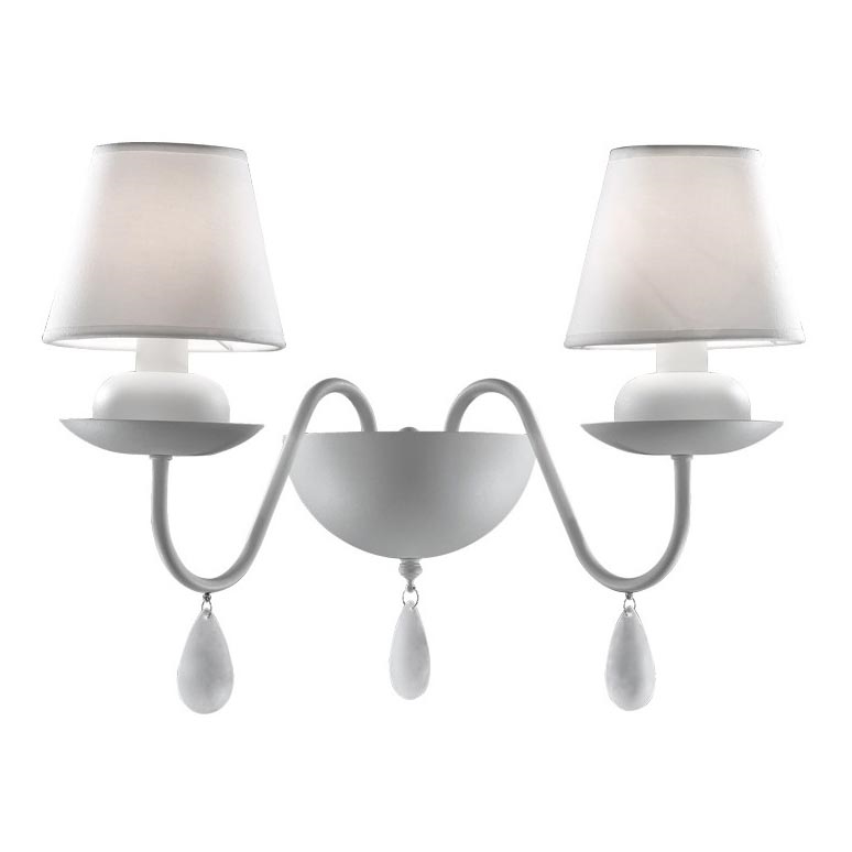 Ideal Lux - Kinkiet BLANCHE 2xE14/40W/230V biały