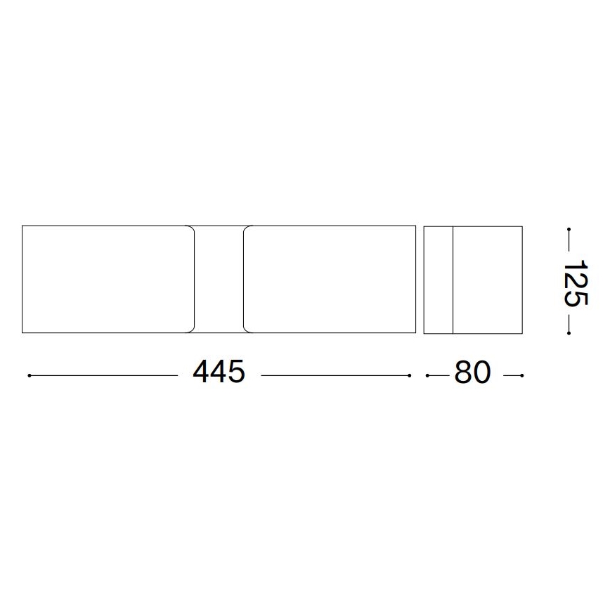 Ideal Lux - Kinkiet CLIP 2xE27/60W/230V brązowy