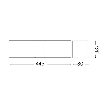 Ideal Lux - Kinkiet CLIP 2xE27/60W/230V złoty