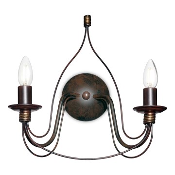 Ideal Lux - Kinkiet CORTE 2xE14/40W/230V miedziany