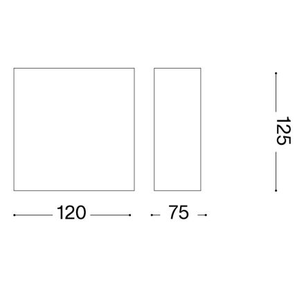 Ideal Lux - Kinkiet FLASH GESSO 1xG9/40W/230V biały