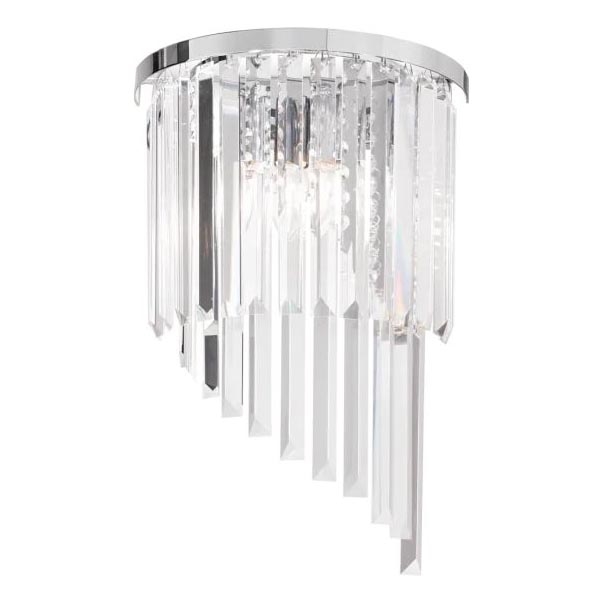Ideal Lux - Kinkiet kryształowy CARLTON 3xE14/40W/230V chrom błyszczący