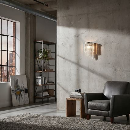 Ideal Lux - Kinkiet kryształowy CARLTON 3xE14/40W/230V chrom błyszczący