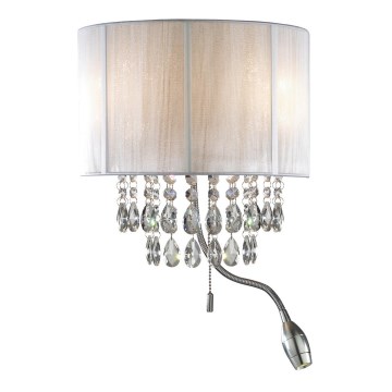 Ideal Lux - Kinkiet LED 2xE14/40W/230V + LED/1W