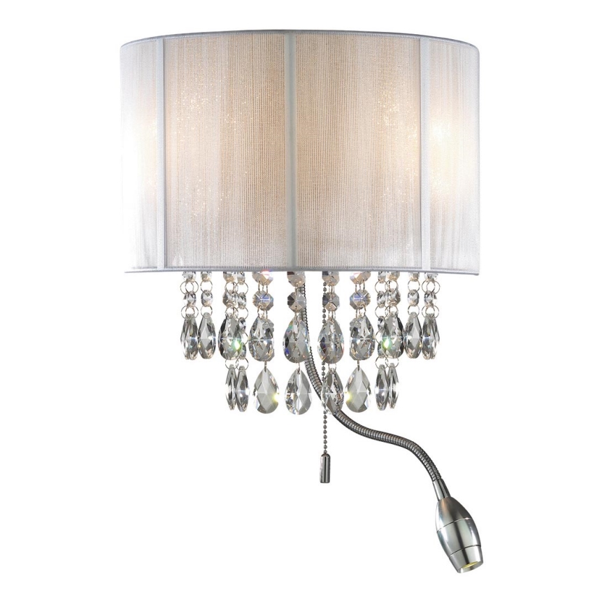Ideal Lux - Kinkiet LED 2xE14/40W/230V + LED/1W