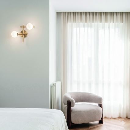 Ideal Lux - Kinkiet LED ATLAS 2xG9/3W/230V złoty
