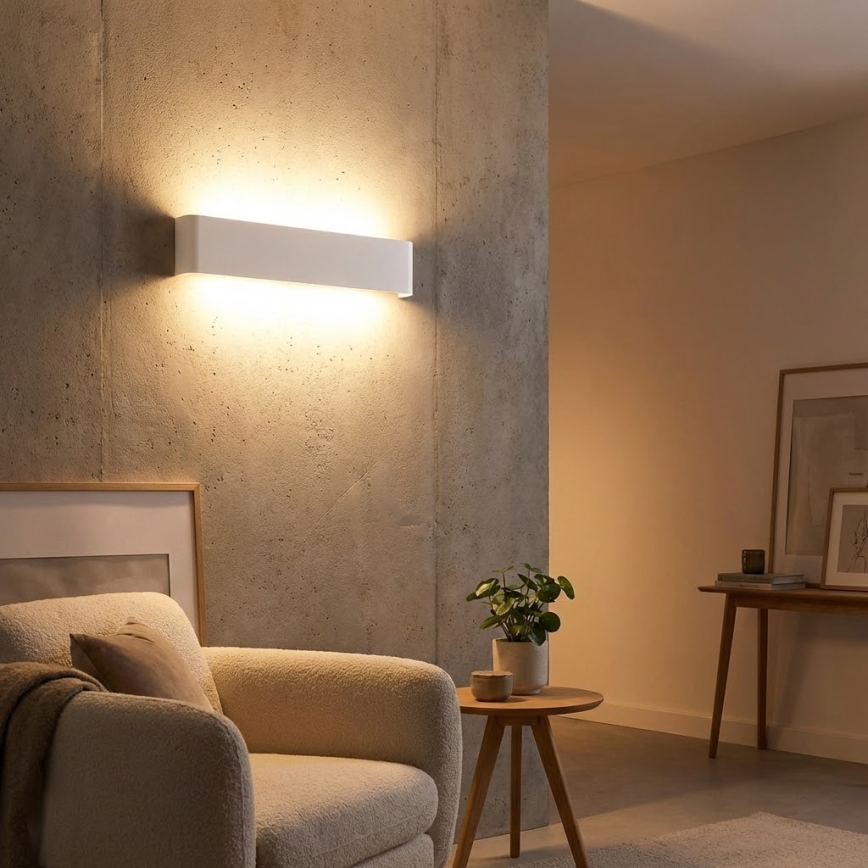 Ideal Lux - Kinkiet LED DELTA LED/37W/230V 3000K 110 cm CRI 90 biały