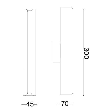 Ideal Lux - Kinkiet LED DORICA LED/8,5W/230V CRI 90, złoty