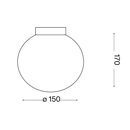 Ideal Lux - Kinkiet LED MAPA 1xG9/3W/230V Ø 15 cm biały