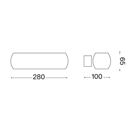 Ideal Lux - Kinkiet LED MORIS 2xG9/3W/230V biały