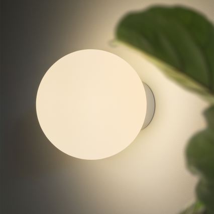 Ideal Lux - Kinkiet MAPA 1xE27/42W/230V śr. 20 cm biały