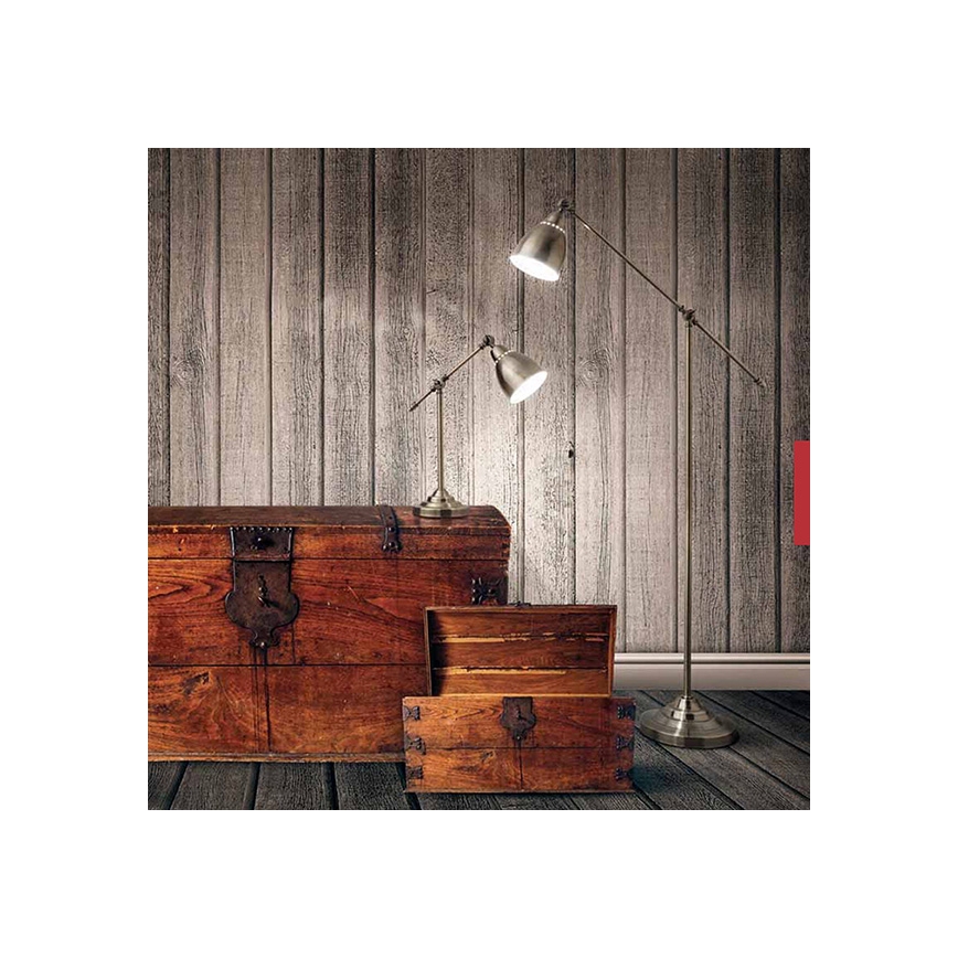 Ideal Lux - Kinkiet NEWTON 1xE27/42W/230V brązowy