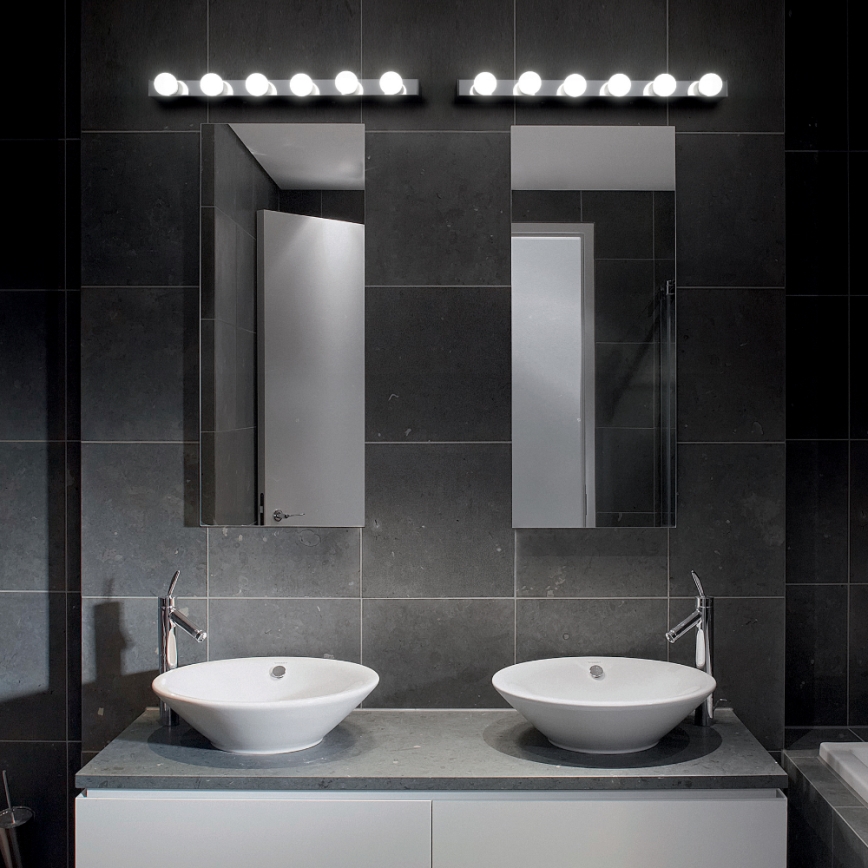 Ideal Lux - Kinkiet PRIVE 8xE14/40W/230V chrom błyszczący