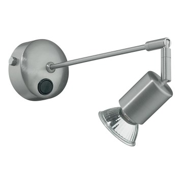 Ideal Lux - Kinkiet punktowy 1xGU10/28W/230V matowy chrom