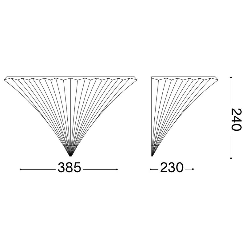 Ideal Lux - Kinkiet SANTA 1xE14/40W/230V złoty
