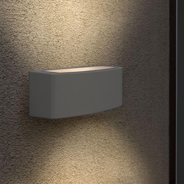 Ideal Lux - Kinkiet zewnętrzny ANDROMEDA 1xE27/60W/230V IP55 antracyt