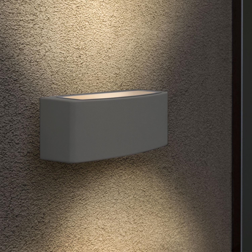 Ideal Lux - Kinkiet zewnętrzny ANDROMEDA 1xE27/60W/230V IP55 antracyt