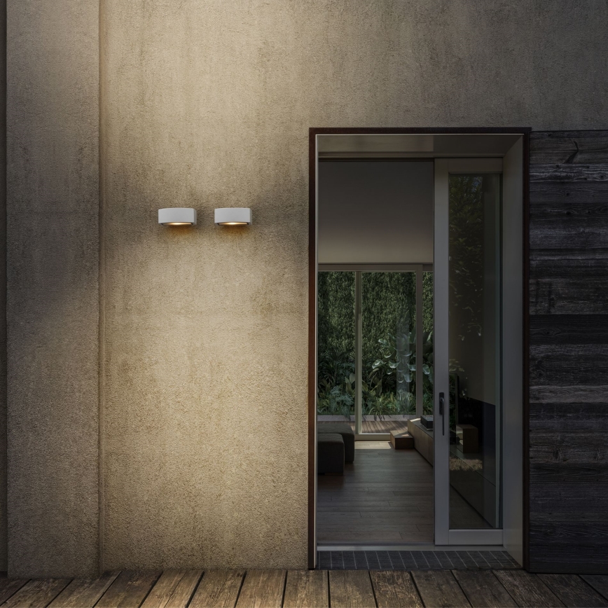 Ideal Lux - Kinkiet zewnętrzny ANDROMEDA 1xE27/60W/230V IP55 biały