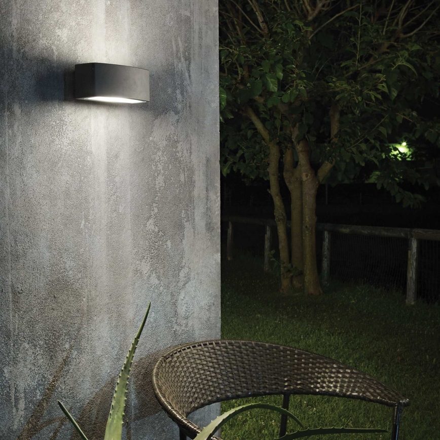 Ideal Lux - Kinkiet zewnętrzny ANDROMEDA 1xE27/60W/230V IP55 czarny