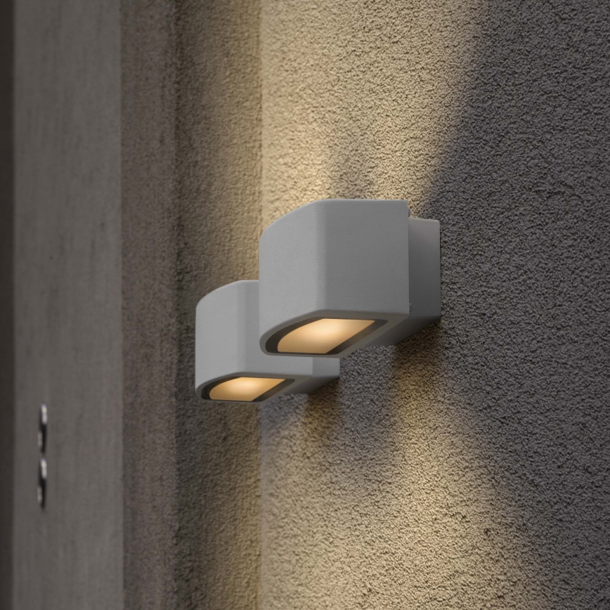 Ideal Lux - Kinkiet zewnętrzny ANDROMEDA 1xE27/60W/230V IP55 szary