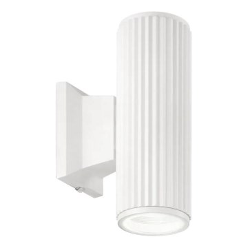 Ideal Lux - Kinkiet zewnętrzny BASE 2xGU10/28W/230V IP44 biały