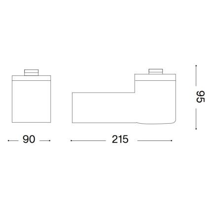 Ideal Lux - Kinkiet zewnętrzny CLIO 1xE27/42W/230V IP44 biały