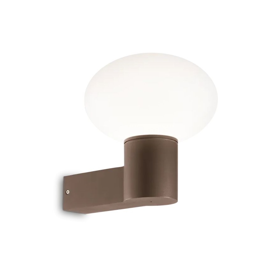 Ideal Lux - Kinkiet zewnętrzny CLIO 1xE27/42W/230V IP44 brązowy
