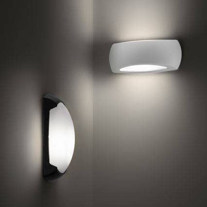 Ideal Lux - Kinkiet zewnętrzny FELIX 1xE27/23W/230V IP66 czarny