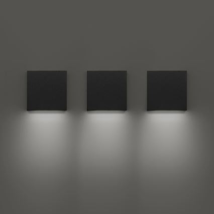 Ideal Lux - Kinkiet zewnętrzny LED POST-IT LED/3W/12V CRI 90 czarny