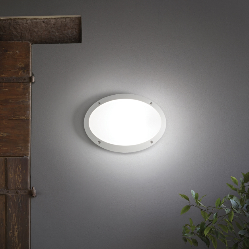 Ideal Lux - Kinkiet zewnętrzny MADDI 1xE27/23W/230V IP66 biały