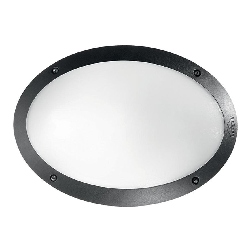 Ideal Lux - Kinkiet zewnętrzny MADDI 1xE27/23W/230V IP66 czarny