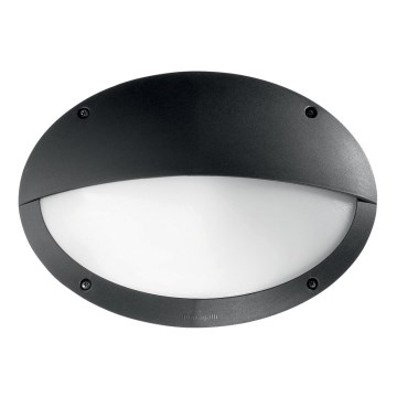 Ideal Lux - Kinkiet zewnętrzny POLAR 1xE27/23W/230V IP66 czarny