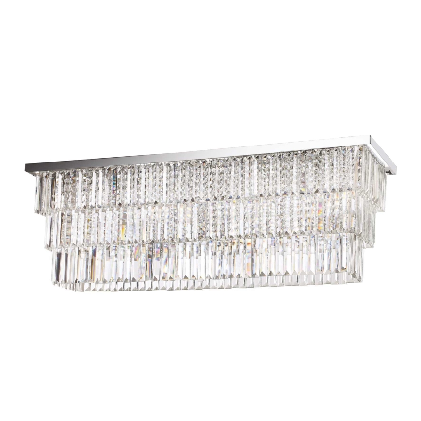 Ideal Lux – Krysztalowe oświetlenie sufitowe MARTINEZ 8×E14/40W/230V