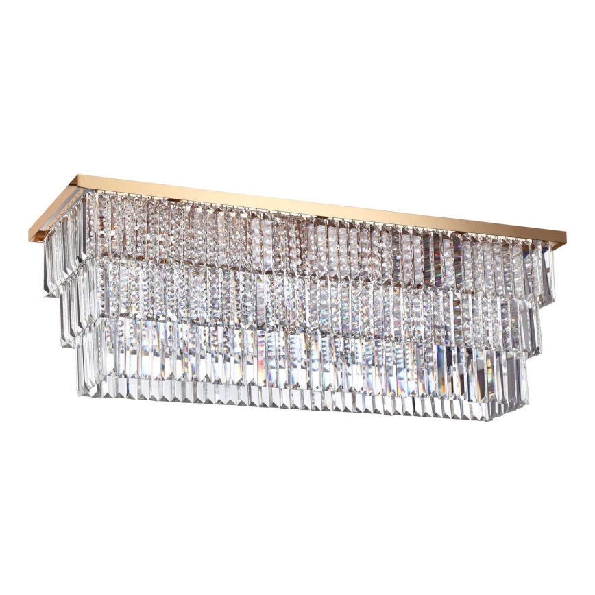 Ideal Lux – Krysztalowe oświetlenie sufitowe MARTINEZ 8×E14/40W/230V