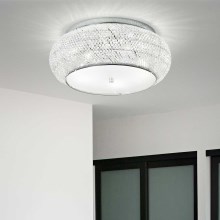 Ideal Lux – Krysztalowe oświetlenie sufitowe PASHA 10×E14/40W/230V