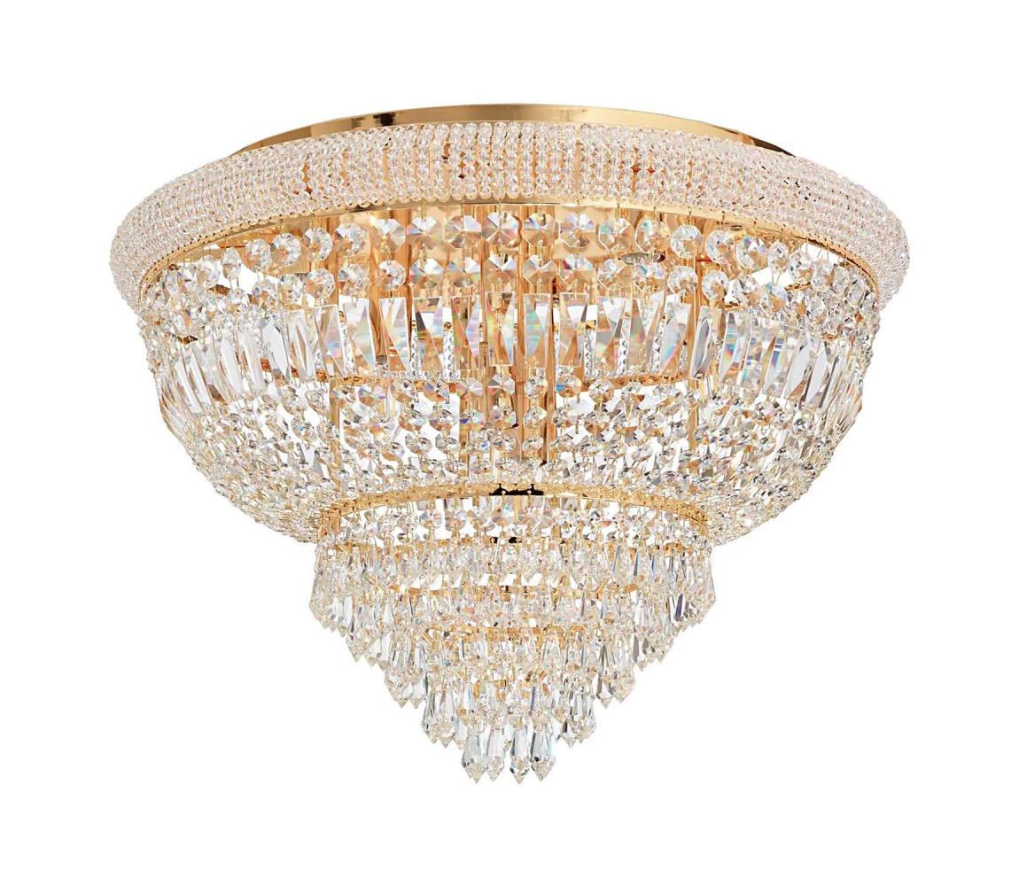 Ideal Lux - Kryształowy żyrandol natynkowy DUBAI 24xE14/28W/230V