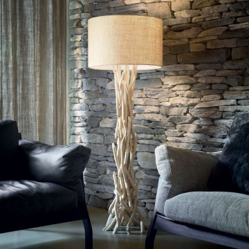 Ideal Lux - Lampa podłogowa DRIFTWOOD 1xE27/60W/230V Gujawa