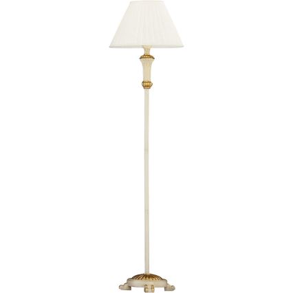 Ideal Lux - Lampa podłogowa FIRENZE 1xE14/40W/230V biała/złota